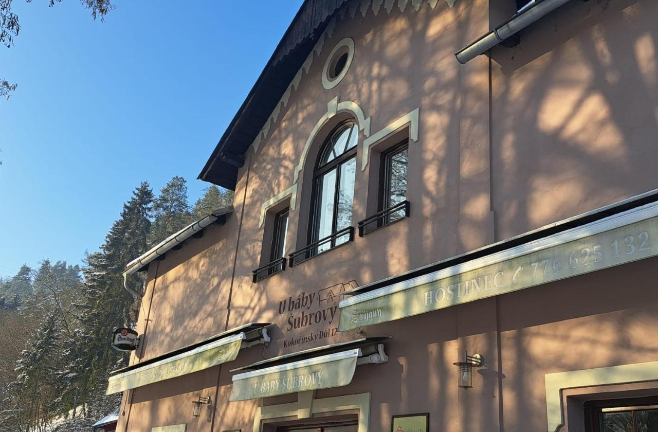 Отель Penzion A Restaurace U Baby Subrovy Кокоржин Экстерьер фото